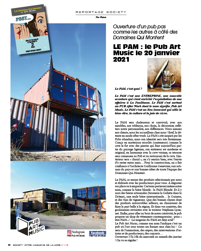 Article PAM Saint-Etienne Society